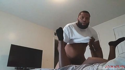Thick ebony giving POV head after hair pulling doggy sex