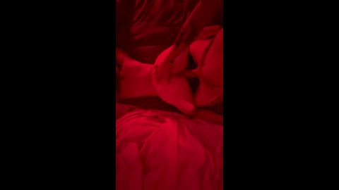 Smashing into her little white ass and pussy under red lights