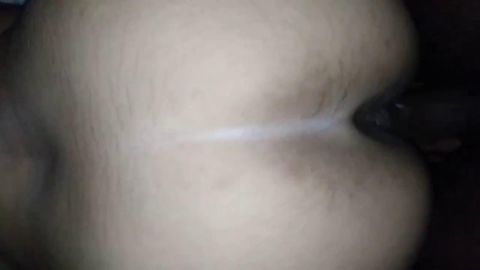 Clapped ebony cheeks