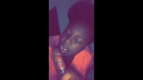 Neighbor's wife sucking my dick in her afro