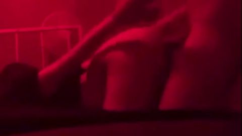 Teen thot fucked hard with arms behind her back