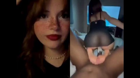 Ginger college thot fucked by monster cock