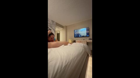 Rough face fuck with cum deep in her throat