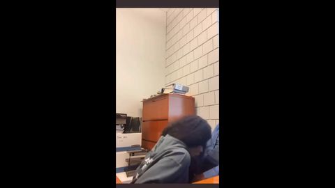 coworker going crazy on lunch break